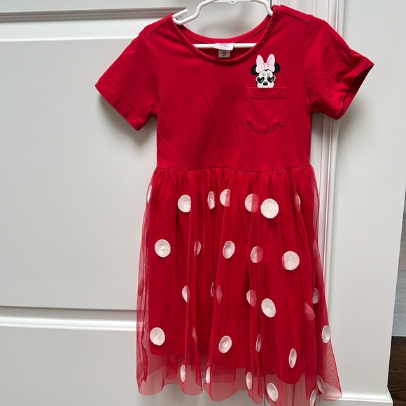 EUC Hanna Andersson Disney Minnie Mouse dress size 5 - Picture 1 of 5